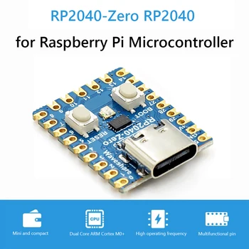 Мини-такса за разработка на RP2040-Нула Микроконтролер RP2040 Модул за развитие на Двуядрен процесор с 29 GPIO Пина за Raspberry Pi