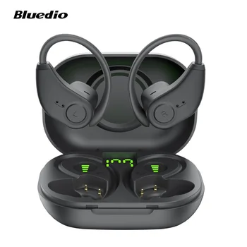 Оригинални спортни Bluetooth-слушалки Bluedio S6 с микрофони, Безжични Bluetooth слушалки 5.1, стерео слушалки Hi-Fi Безжични слушалки