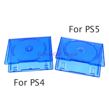 20 броя за Paystation 4 5 PS4 PS5 Кутия за съхранение на CD DVD дискове, Син защитен калъф за игра на диск