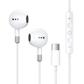 Нови слушалки с Кабел с половинными втулки Слот слушалки за iPad Android Type-C