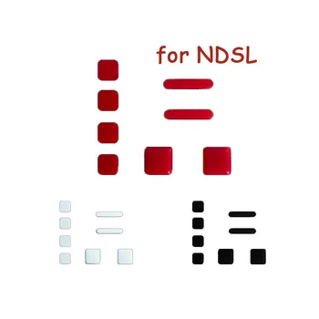 Замяна на Силиконова подплата и копчета за DS Lite за бутоните в конзолата на NDSL, комплект етикети, резервни части за ремонт на