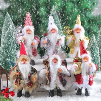 Коледна украса, Дядо Коледа, Украси за Коледната елха, Висулка във формата на Елхи, Коледни аксесоари за бродерия, за Украса на дома