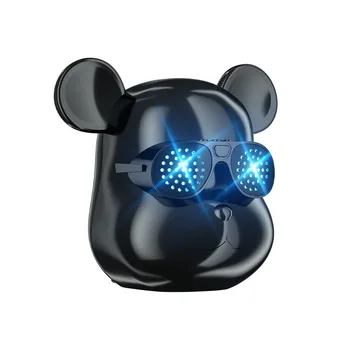 Нов Онлайн Red Bear L15 BT Audio Мода Play Творчески USB Bear Head Мини супер мощен настолен горещ