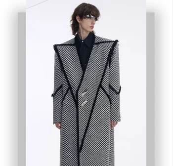 G08556 Модно мъжко палто 2023, есенно-зимни модни и ежедневни ветровка