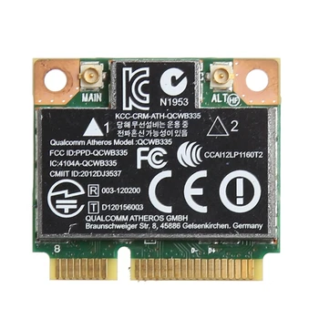 802.11 a/b/g/n, Wi-Fi, Bluetooth-съвместима безжична карта Half Mini PCI-E за HP
