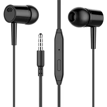 3,5 мм Кабелни слушалки, Тапи за уши, мобилен компютър, Детска слушалки MP3 с микрофон, Музикални слушалки за Android и IOS