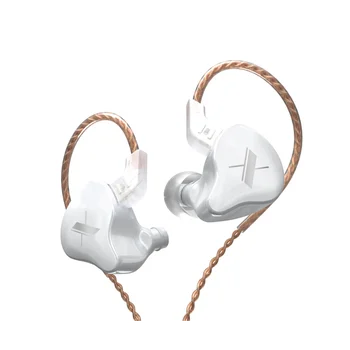 Слушалки с кабел, слушалки с истински бас, вградени подвижни жични слушалките с шумопотискане (стандартната версия) - бял цвят